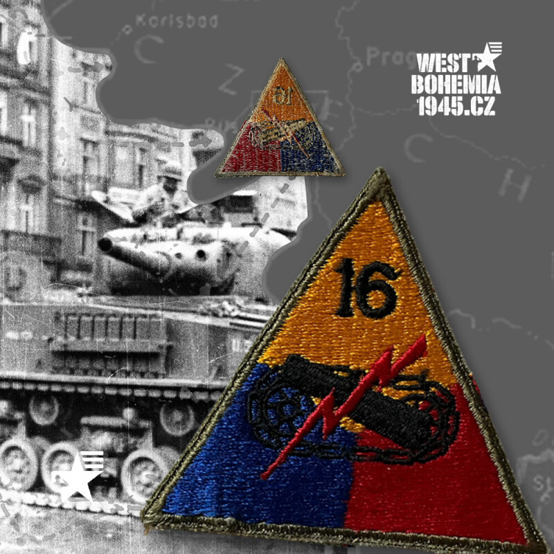 Originální nášivka US 16. obrněná divize